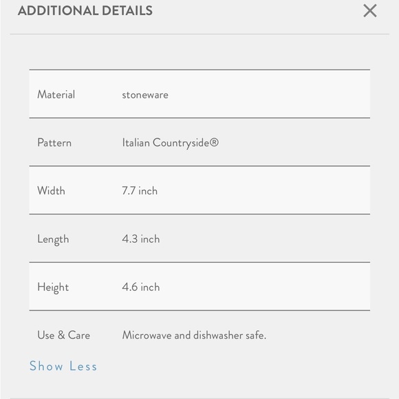 ITALIAN COUNTRYSIDE® SUGAR AND CREAMER by MIKASA - Picture 4 of 5